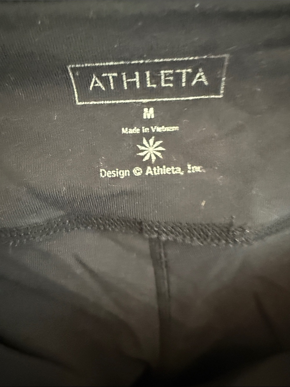 Athleta Black Cropped Yoga Flare Leggings - Picture 3 of 3